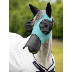 Vliegenmasker met neus LeMieux Bug Relief Full Lagune Blauw Vliegenmasker met neus LeMieux Bug Relief Full Lagune Blauw