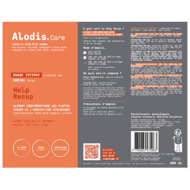 Aanvullend voer Alodis Care Help Recup Aanvullend voer Alodis Care Help Recup