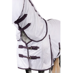 Couverture, cou et masque anti-mouches Horze La Paz Prune noir Violet Couverture, cou et masque anti-mouches Horze La Paz Prune noir Violet