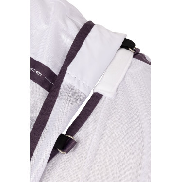 Couverture, cou et masque anti-mouches Horze La Paz Prune noir Violet Couverture, cou et masque anti-mouches Horze La Paz Prune noir Violet
