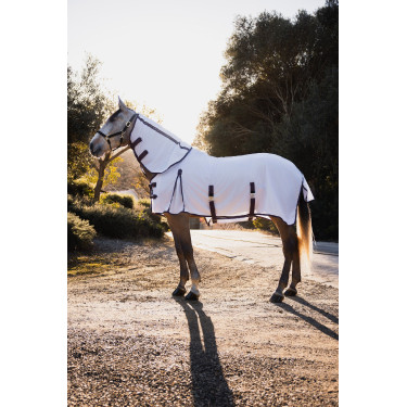 Couverture, cou et masque anti-mouches Horze La Paz Prune noir Violet Couverture, cou et masque anti-mouches Horze La Paz Prune noir Violet