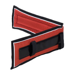 Pad de sellette poney Finn-Tack Pro Rouge / noir / blanc