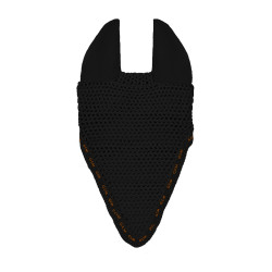 GEM Mesh lange oornetje Zwart / koraal GEM Mesh lange oornetje Zwart / koraal