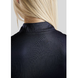 Polo de concours Montar Everly crystal logo Curve femme Marine Bleu marine