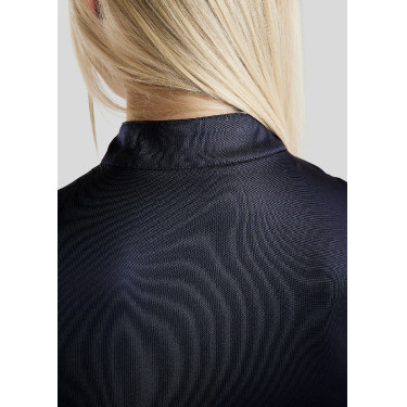 Wedstrijdpolo Montar Everly crystal logo Curve dames Marine Marineblauw Wedstrijdpolo Montar Everly crystal logo Curve dames Marine Marineblauw