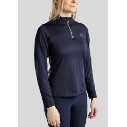 Polo Montar Everly kinderen lange mouwen Marine Marineblauw Polo Montar Everly kinderen lange mouwen Marine Marineblauw