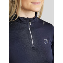 Polo Montar Everly kinderen lange mouwen Marine Marineblauw Polo Montar Everly kinderen lange mouwen Marine Marineblauw