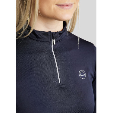 Polo Montar Everly kinderen lange mouwen Marine Marineblauw Polo Montar Everly kinderen lange mouwen Marine Marineblauw