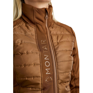 Veste Montar Emma matelassé femme Caramel Marron Veste Montar Emma matelassé femme Caramel Marron