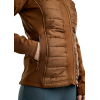 Veste Montar Emma matelassé femme Mud Marron Veste Montar Emma matelassé femme Mud Marron