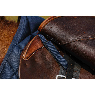 Zadeldoek Riding World School Marine Marineblauw