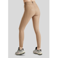 Montar MoZida Refined rijbroek met Crystal Gun metal full grip dames