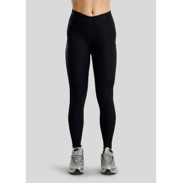 Pantalon Montar MoMichelle Logo gun metal full grip femme Pantalon Montar MoMichelle Logo gun metal full grip femme