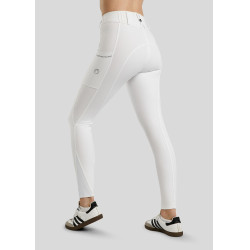 Broek Montar MoZuna Refined Pintucks met gun metal kristallen full grip dames