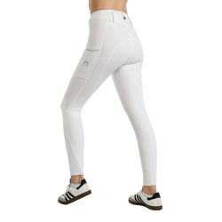 Broek Montar MoZuna Refined Pintucks met gun metal kristallen full grip dames