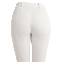 Legging Montar MoZuna Refined Pintucks en gun metal kristallen full grip dames Wit