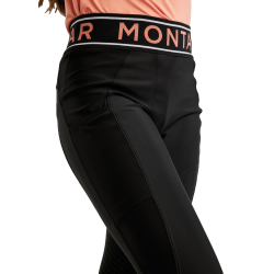 Legging Montar MoAVA VIV Ceinture élastique avec logo full grip junior Noir Legging Montar MoAVA VIV Ceinture élastique avec logo full grip junior Noir