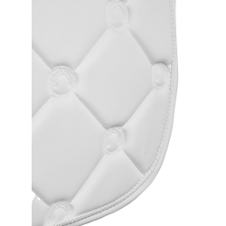 Montar dressuur zadeldek Flow Logoquilted Wit