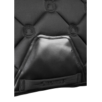 Montar dressuur zadeldek Flow Logoquilted Zwart