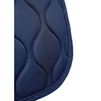 Tapis de selle Montar dressage Flow Crystal Marine Bleu marine Tapis de selle Montar dressage Flow Crystal Marine Bleu marine
