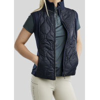 Mouwloze donsjas Hybrid Montar MoMary gun metals crystals dames