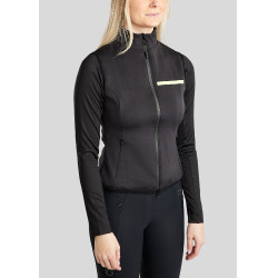 Nylon jas Montar MoStella met bedrukt mesh-logo en contrast voor dames