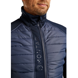 Mouwloze gewatteerde jas Montar Emanuel Quilt dames Marine Marineblauw Mouwloze gewatteerde jas Montar Emanuel Quilt dames Marine Marineblauw