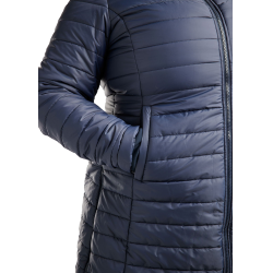 Veste matelassé longue Montar MoKately Curve femme Marine foncé Bleu Veste matelassé longue Montar MoKately Curve femme Marine foncé Bleu