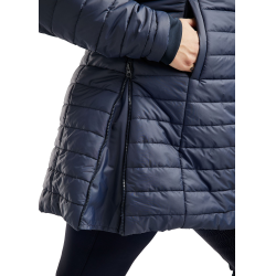 Veste matelassé longue Montar MoKately Curve femme Marine foncé Bleu Veste matelassé longue Montar MoKately Curve femme Marine foncé Bleu