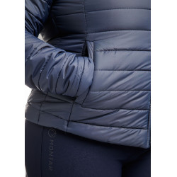 Veste matelassé Montar MoKately Curve femme Marine foncé Bleu