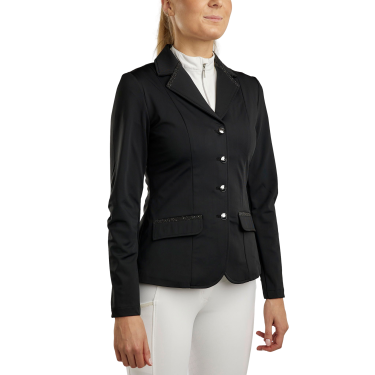 Veste de concours Montar MoAviana femme avec décoration crystal caviar Noir