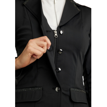 Veste de concours Montar MoAviana femme avec décoration crystal caviar Noir