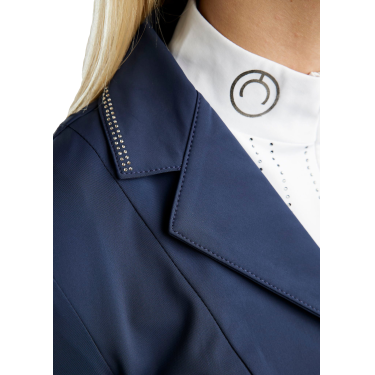 Wedstrijdjas Montar MoKatniss crystal gun metal dames Marine Marineblauw Wedstrijdjas Montar MoKatniss crystal gun metal dames Marine Marineblauw