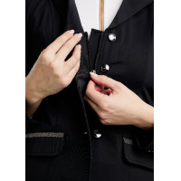 Wedstrijdjasje Montar MoGloria met kaviaarband voor dames Zwart