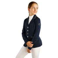 Veste de concours Montar MoHelen Junior détails rosegold Marine Bleu marine Veste de concours Montar MoHelen Junior détails rosegold Marine Bleu marine