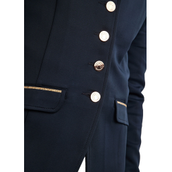 Veste de concours Montar MoHelen Junior détails rosegold Marine Bleu marine Veste de concours Montar MoHelen Junior détails rosegold Marine Bleu marine