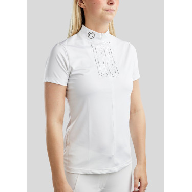 Wedstrijdpolo Montar MoViolet crystal gun metal dames