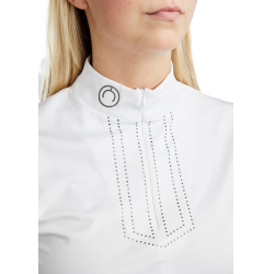 Polo de concours Montar MoViolet crystal gun metal femme Blanc Polo de concours Montar MoViolet crystal gun metal femme Blanc