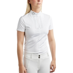 Polo de concours Montar MoViolet crystal gun metal femme Blanc Polo de concours Montar MoViolet crystal gun metal femme Blanc