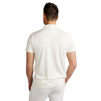 Wedstrijdpolo Montar MoWill gestructureerd dames Wit