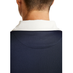 Wedstrijdpolo Montar MoWill gestructureerd dames Marine Marineblauw