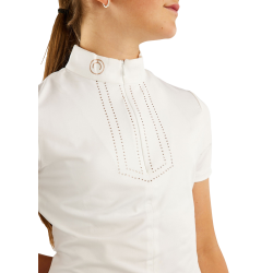 Wedstrijdpolo Montar MoViolet Junior crystal rosegoud