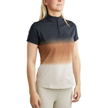 Montar trainings-T-shirt met korte mouwen MoFaith Dipdye print dames