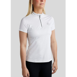T-shirt met korte mouwen Montar MoBlair met donkergrijze kristallen voor dames