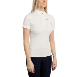 Montar MoCilia verfijnd trainingspolo met korte mouwen Jacquard dames