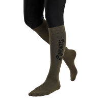 Chaussettes Montar avec logo Dusty green