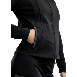 Full-zip jas Montar MoGloria met kaviaarband dames