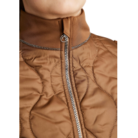 Hybride jas Montar MoMary kristallen gun metal dames Karamel Bruin