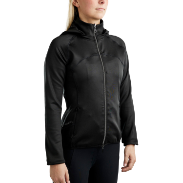 Softshell jas Montar MoBlair Junior full zip kristallen gun metal afneembare capuchon Softshell jas Montar MoBlair Junior full zip kristallen gun metal afneembare capuchon