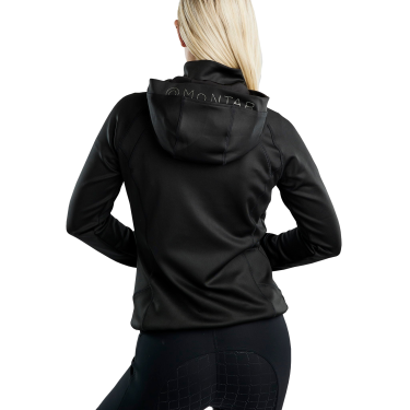 Softshell jas Montar MoBlair Junior full zip kristallen gun metal afneembare capuchon Softshell jas Montar MoBlair Junior full zip kristallen gun metal afneembare capuchon